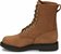 Side view of Justin Original Work Boots Mens Transcontinental Brown